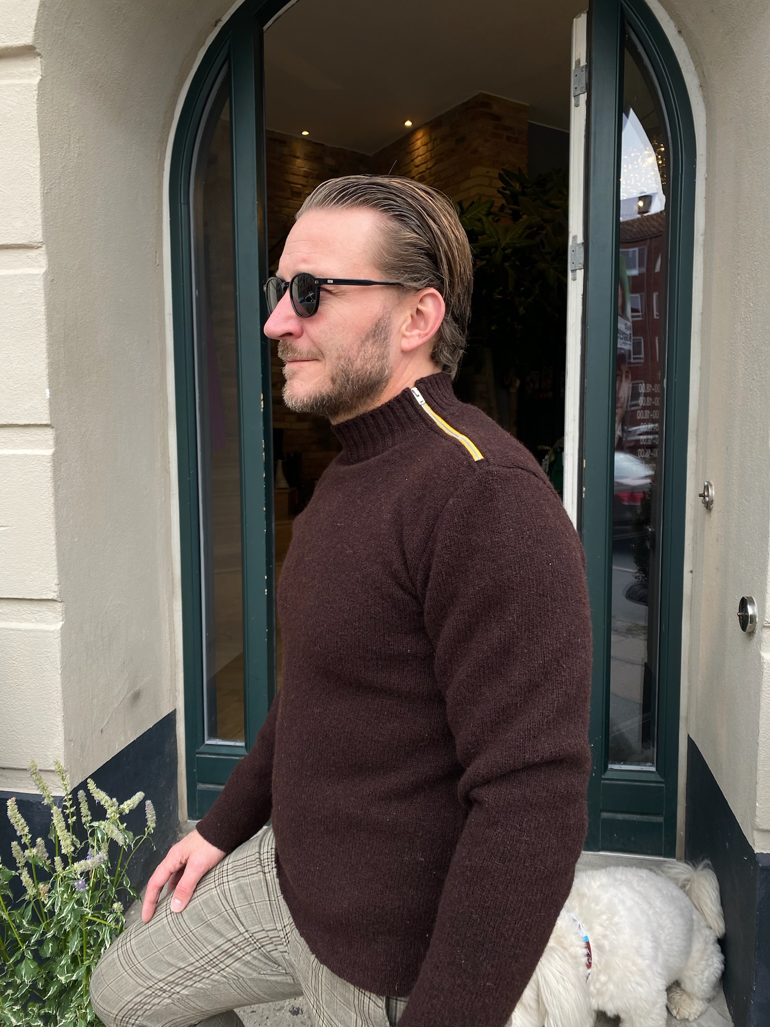 Gudrun & Gudrun brun sweater republic - L'unica Tøjbutik eksklusiv