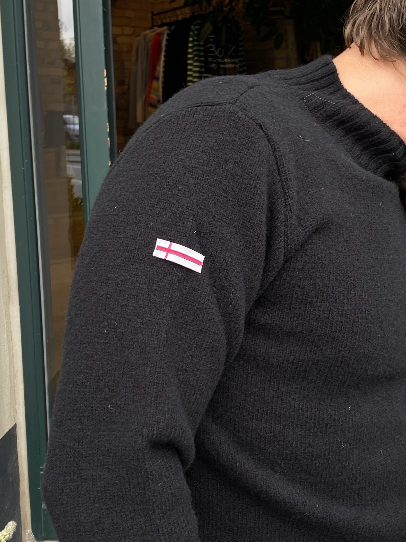 Gudrun Gudrun sort sweater republic - L'unica - Tøjbutik med eksklusiv kant