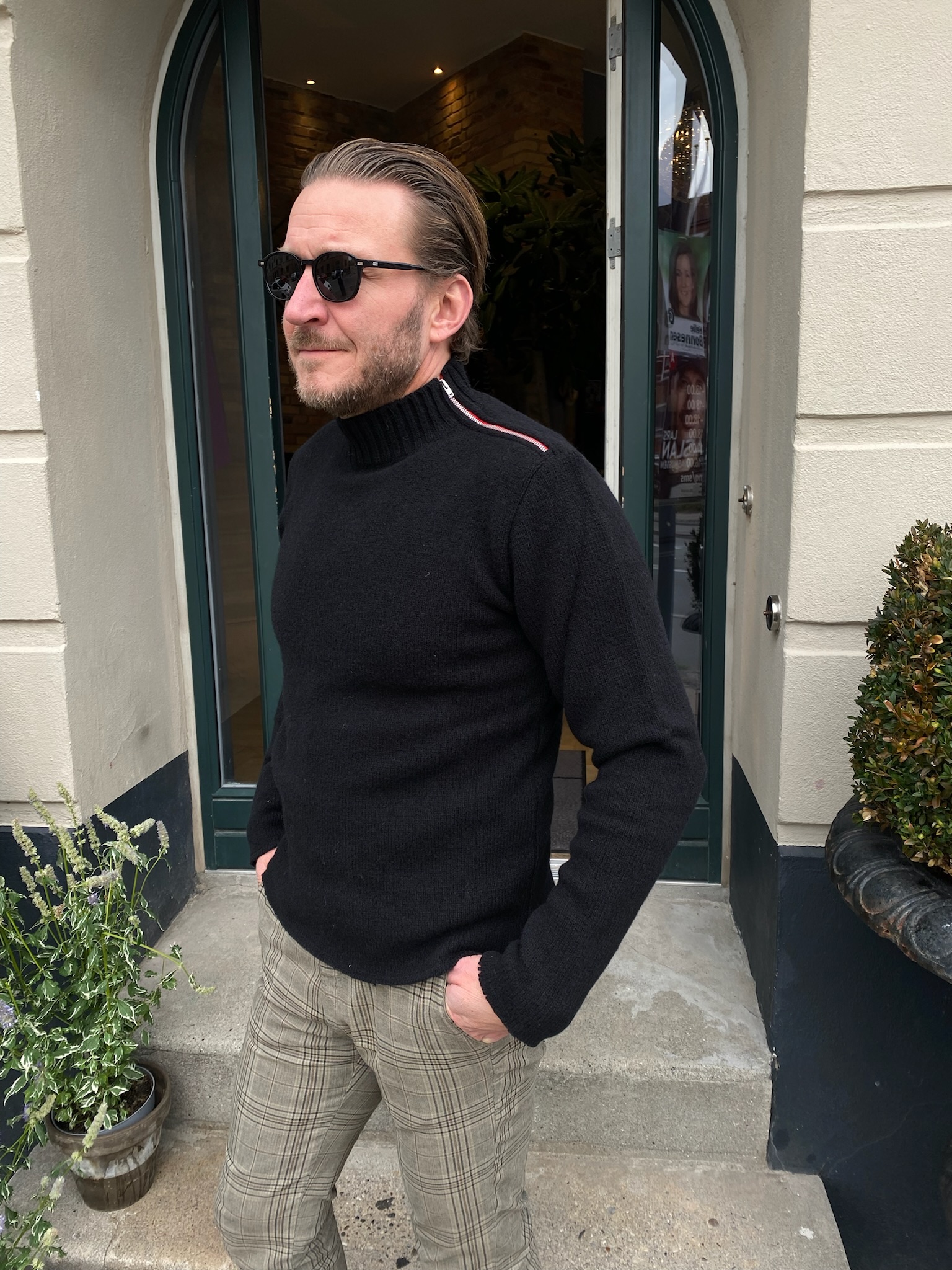Gudrun Gudrun sort sweater republic - L'unica - Tøjbutik med eksklusiv kant